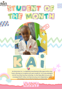 Student of the Month KAI JONES